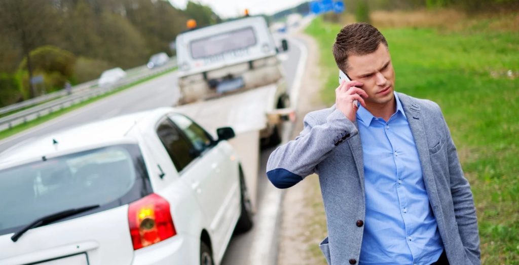 Calling for Towing and Roadside Services